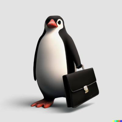 DALL·E 2023-10-22 17.03.09 - A penguin holding a briefcase, photorealistic.png