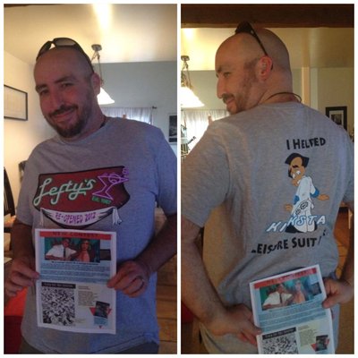 Got the Leisure Suit Larry backer shirt, finally!