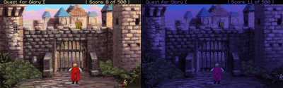 Quest for Glory I VGA Day/Night Cycle