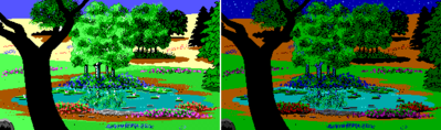 King's Quest IV SCI version 1.006.004 Day/Night Cycle