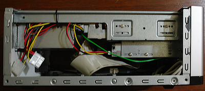 Side view with drives mounted