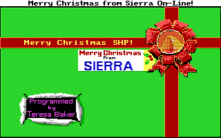 1988 Christmas SCI Card