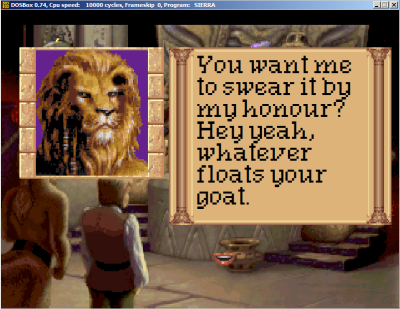 But goats don't -- ah, forget it.