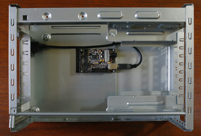 The KryoFlux mounted in Case