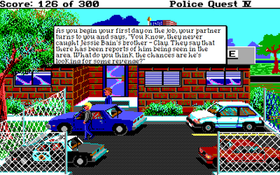 Introducing Police Quest IV: Bain In The Ass.